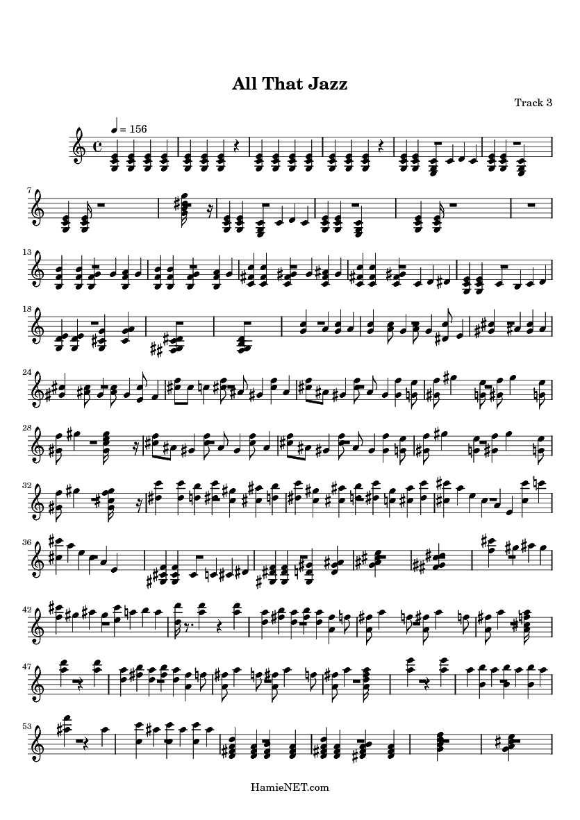 live jazz score