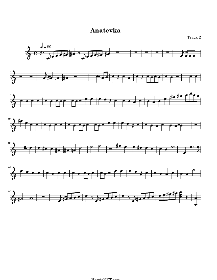 anatevka sheet music anatevka score hamienet com anatevka sheet music