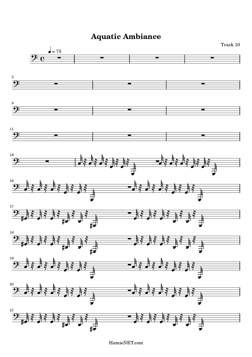 Aquatic Ambiance Sheet Music Aquatic Ambiance Score Hamienet Com