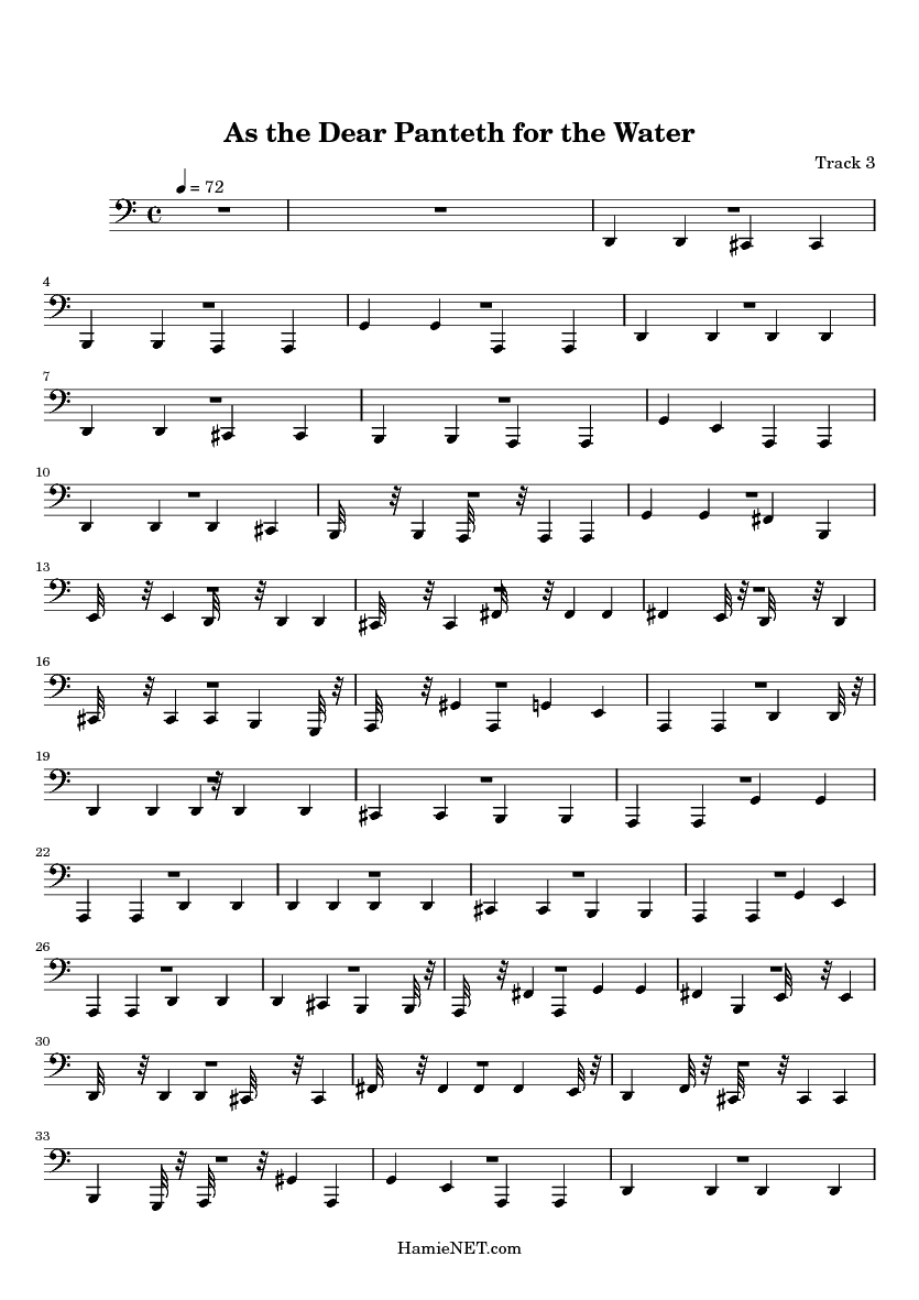 As The Deer Panteth For The