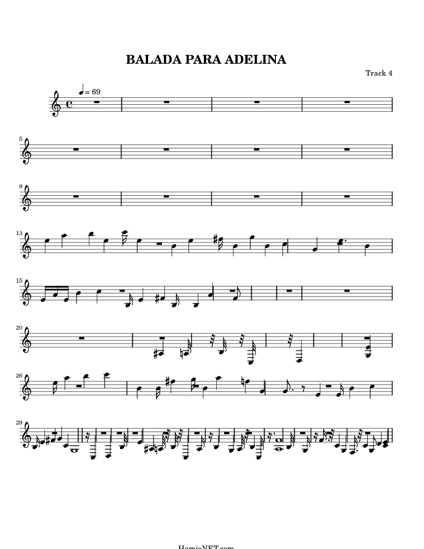 balada para adelina partitura balada para adelina partitura