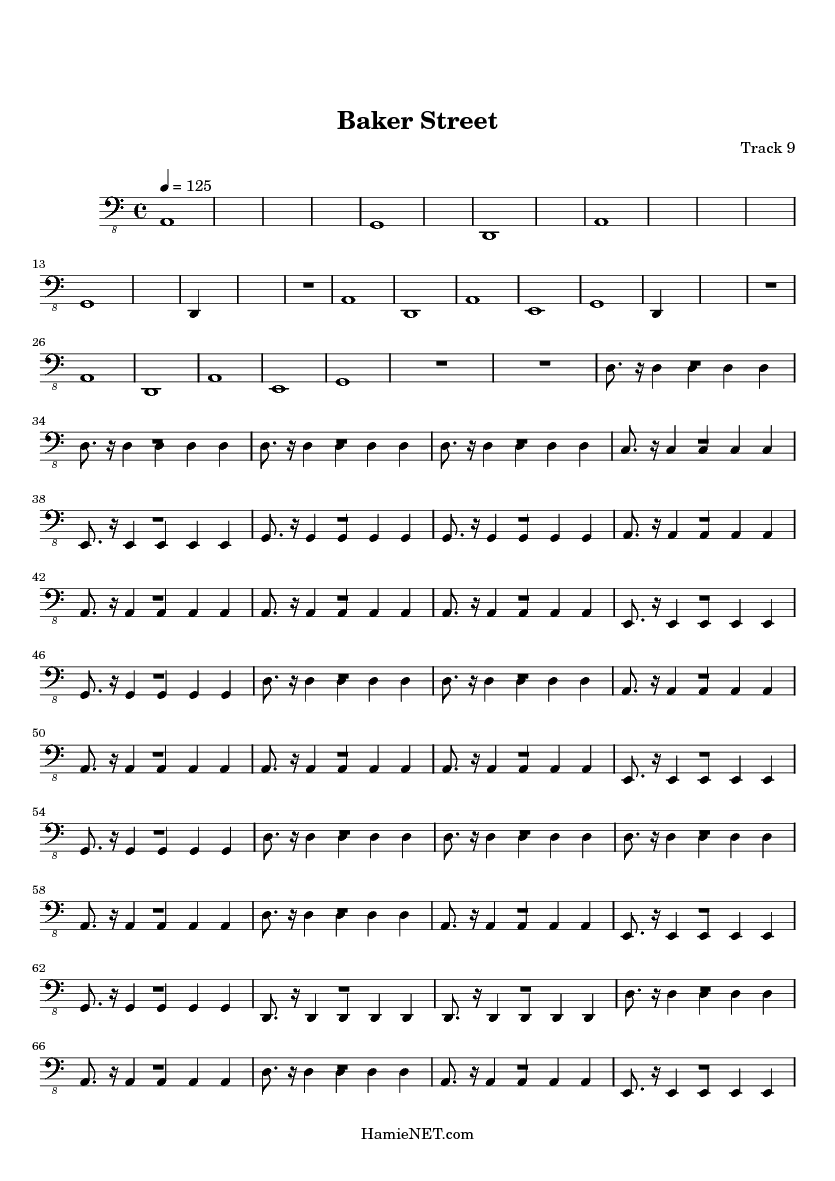 Baker Street Sheet Music Baker Street Score •