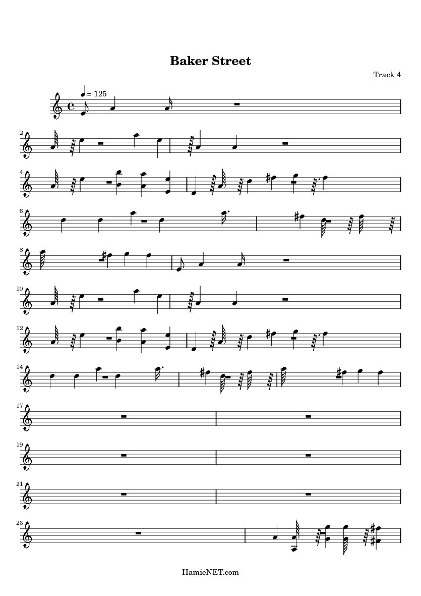 baker street piano sheet music pdf