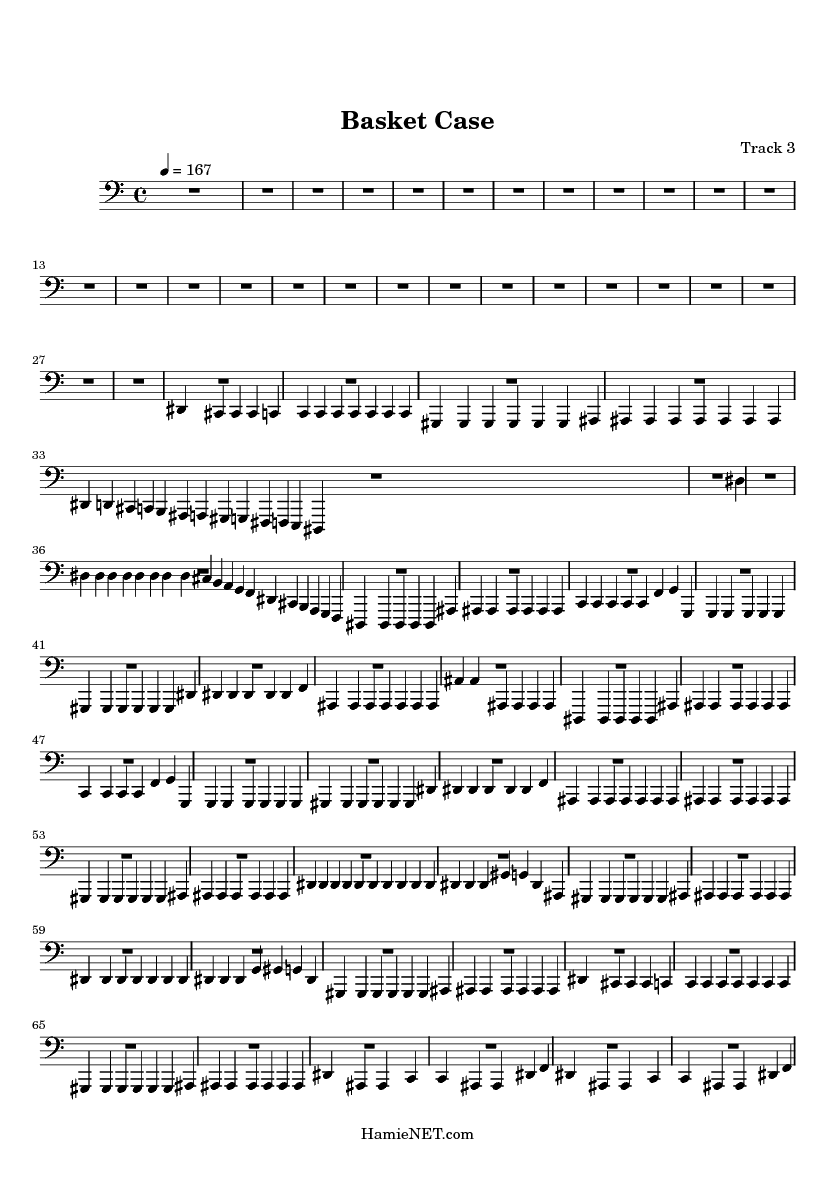 basket case sheet music basket case score hamienet com basket case sheet music