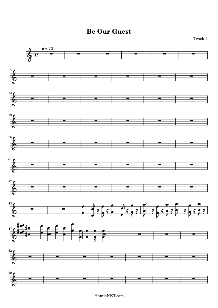 be our guest sheet music be our guest score hamienet com be our guest sheet music
