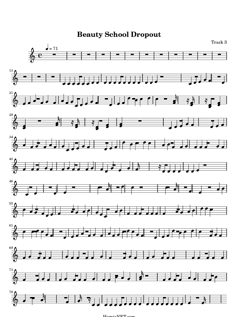 beauty school dropout sheet music beauty school dropout score beauty school dropout sheet music