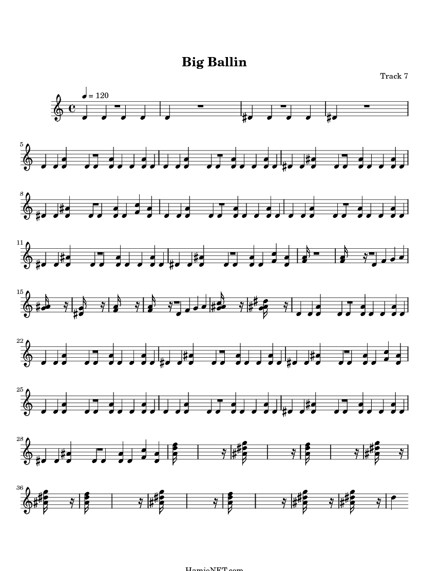 Ballin midi data