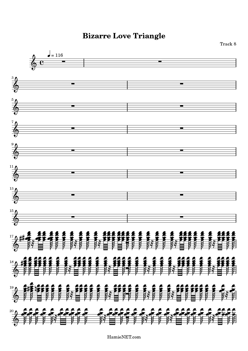 bizarre love triangle sheet music bizarre love triangle score triangle sheet