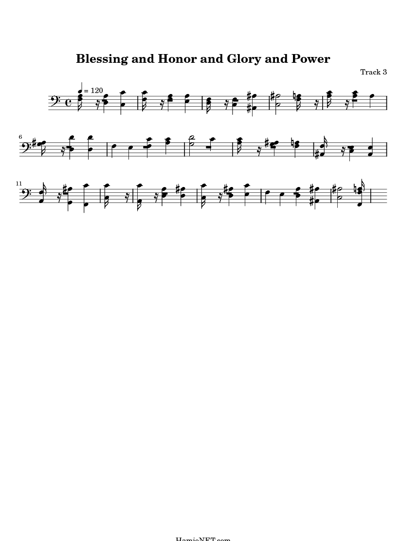 Blessing and Honor and Glory and Power Sheet Music Blessing and Honor