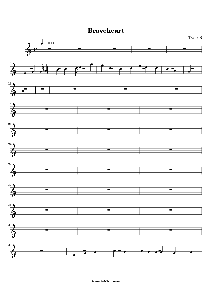 Braveheart Sheet Music Braveheart Score HamieNET Braveheart Sheet Music Braveheart Score HamieNET