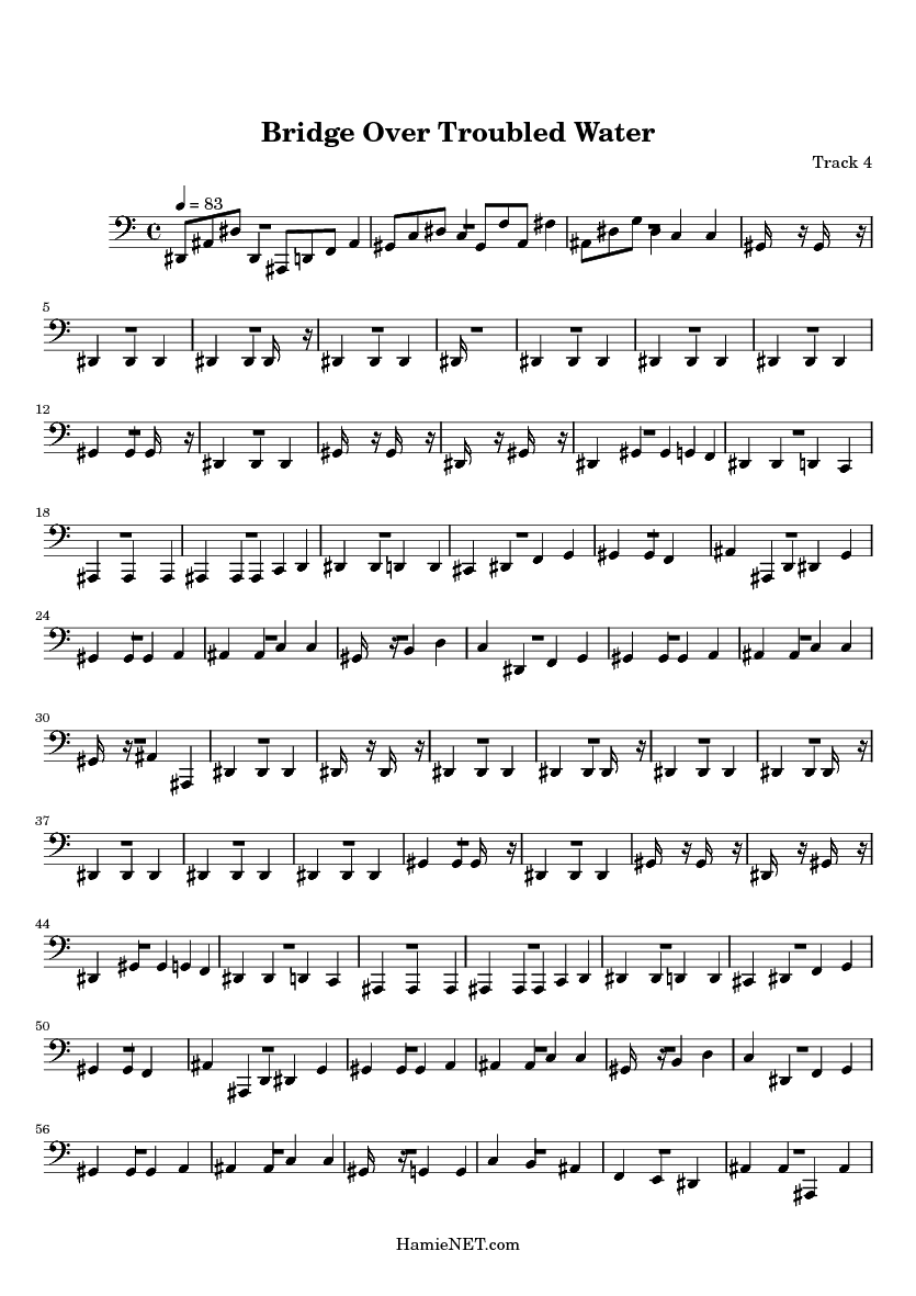 bridge over troubled water sheet music bridge over troubled water bridge over troubled water sheet music free