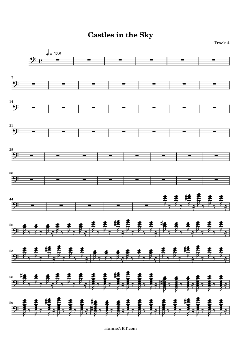 castle in the sky cello sheet music