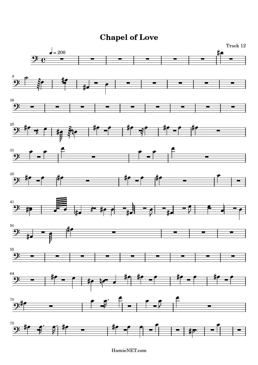 chapel of love sheet music chapel of love score hamienet com chapel of love sheet music