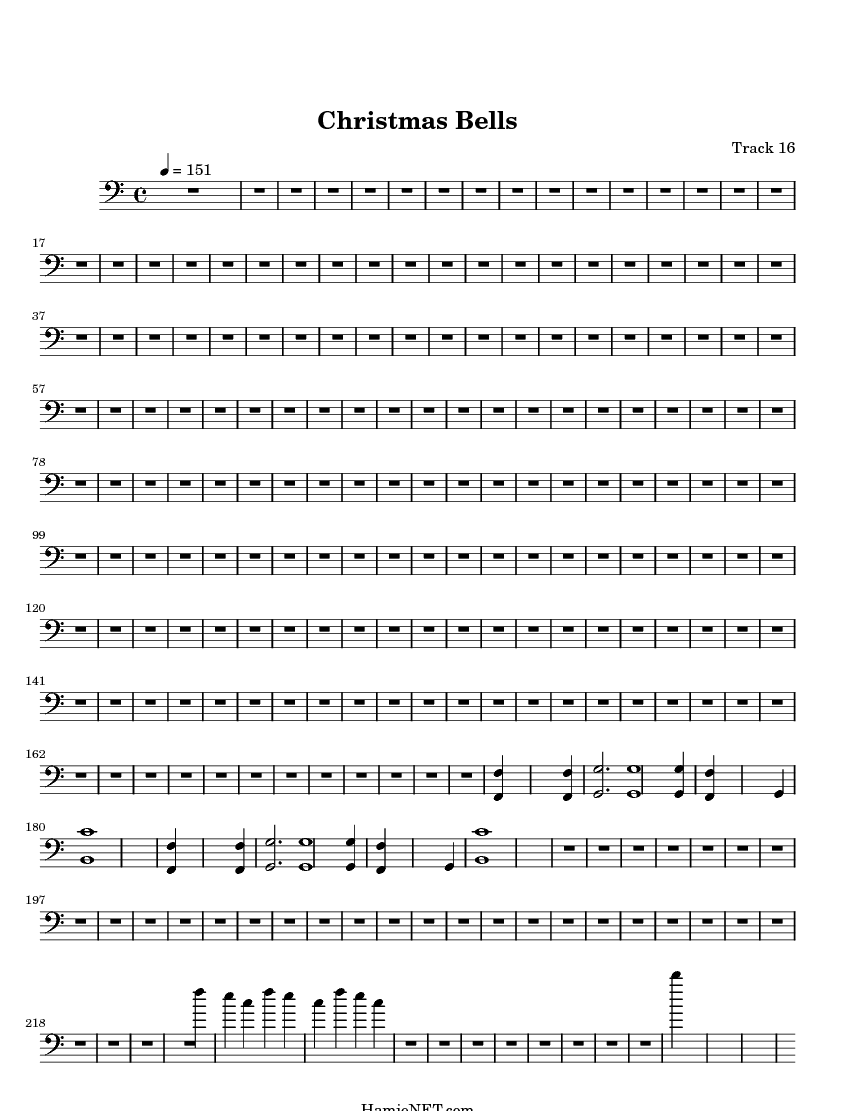 Christmas Bells Sheet Music - Christmas Bells Score โข HamieNET.com