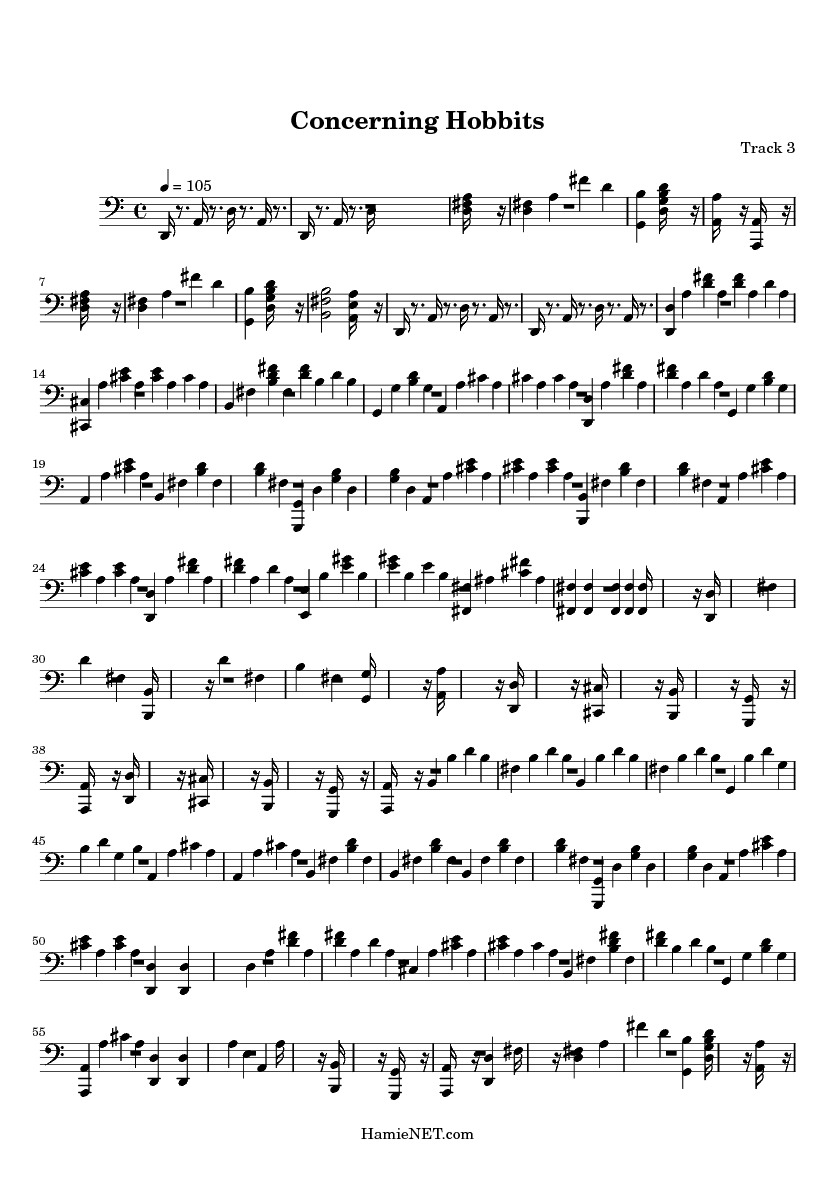 Concerning Hobbits Sheet Music - Concerning Hobbits Score • HamieNET.com