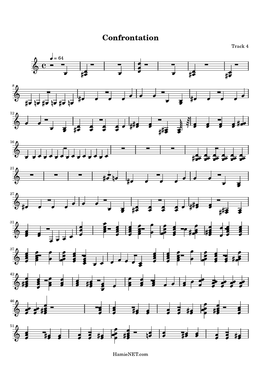 confrontation sheet music confrontation score hamienet com the confrontation sheet music