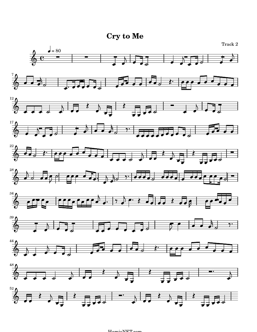 All i could do was cry sheet music