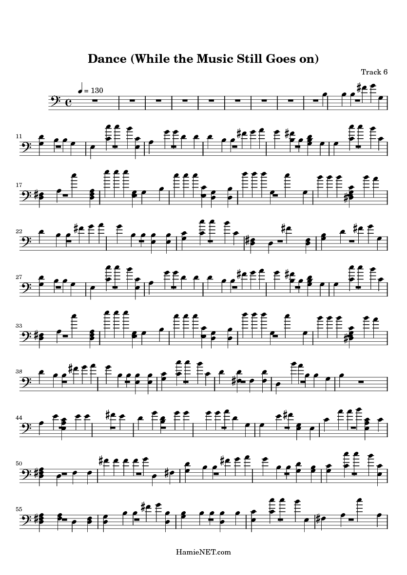 Dance (While the Music Still Goes on) Sheet Music Dance (While the Music Still Goes on) Score Dance (While the Music Still Goes on) Sheet Music Dance (While the Music Still Goes on) Score