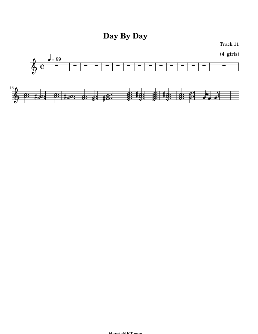 Day by day sheet music day by day score hamienet
