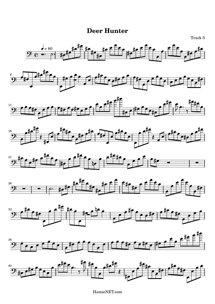 deer-hunter-sheet-music-deer-hunter-score-hamienet
