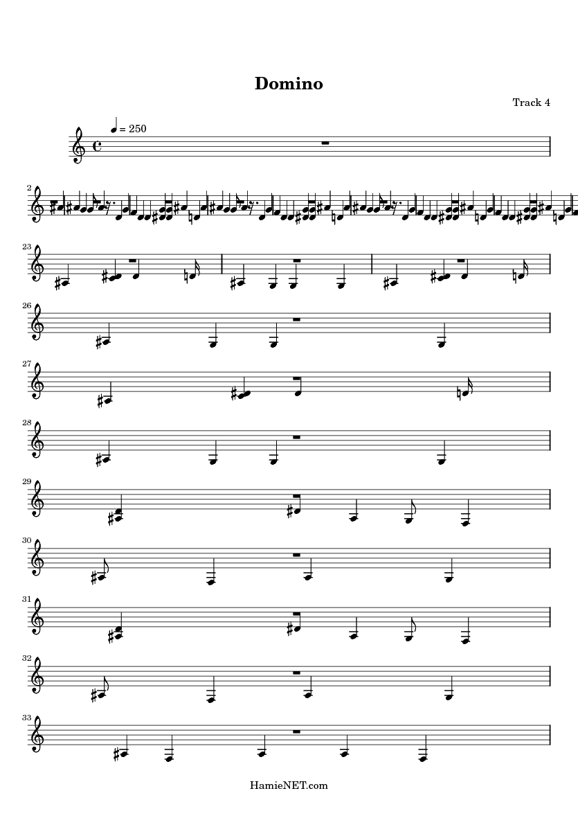 domino-sheet-music-domino-score-hamienet