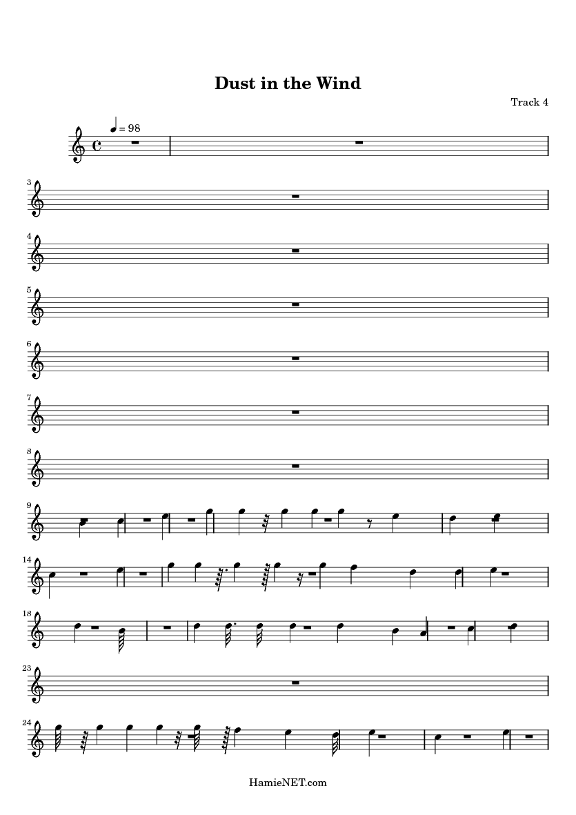 dust in the wind sheet music dust in the wind score hamienet com dust in the wind violin sheet music