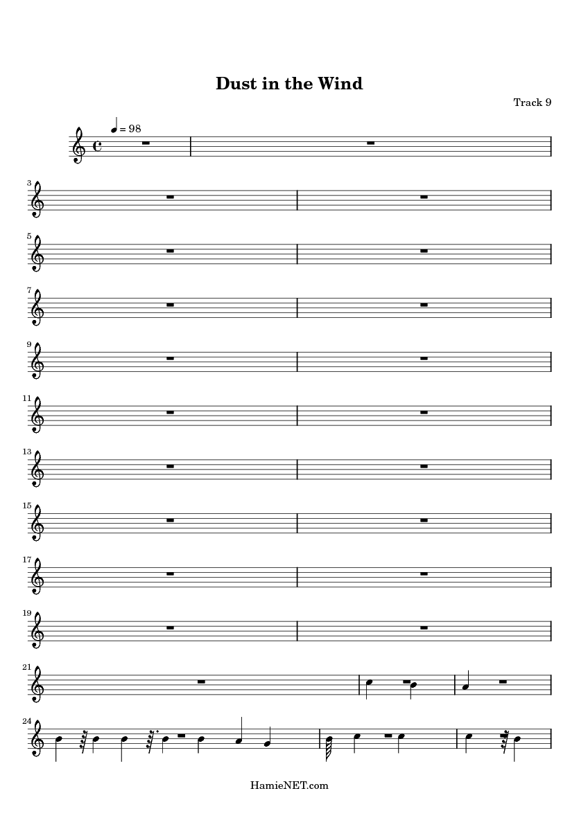 dust in the wind sheet music dust in the wind score hamienet com dust in the wind violin sheet music