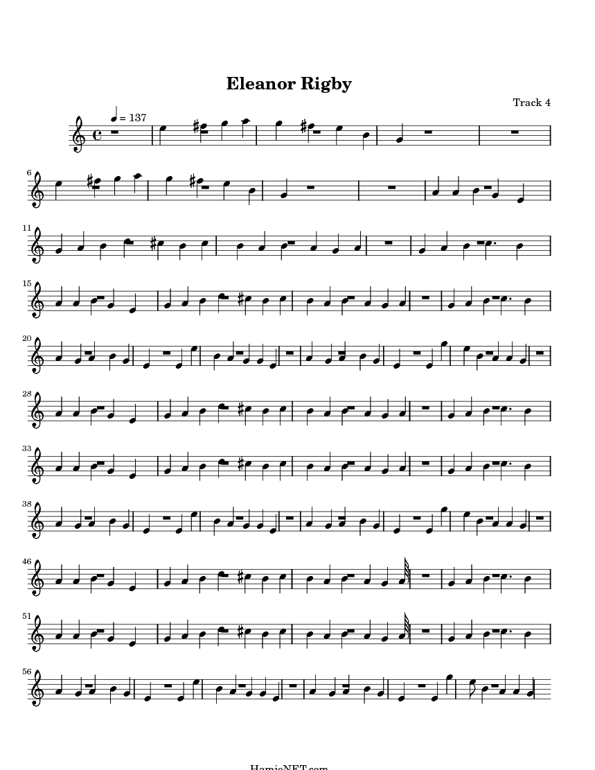 eleanor rigby sheet music eleanor rigby score hamienet com eleanor rigby music sheet