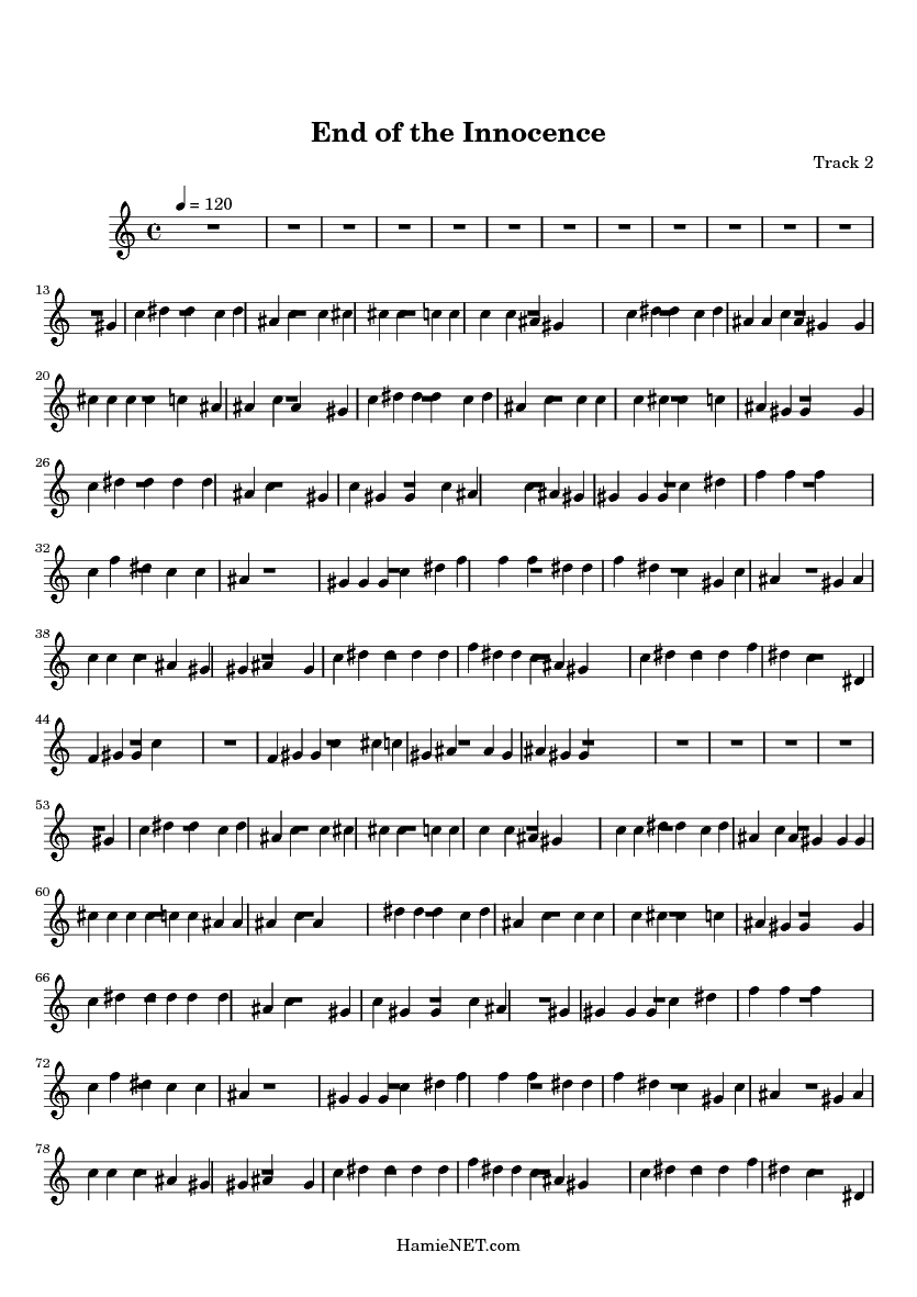 end of the innocence sheet music end of the innocence score end of the innocence sheet music