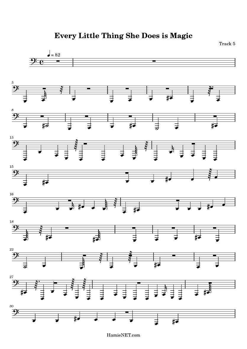 Every Little Thing She Does is Magic Sheet Music - Every ...