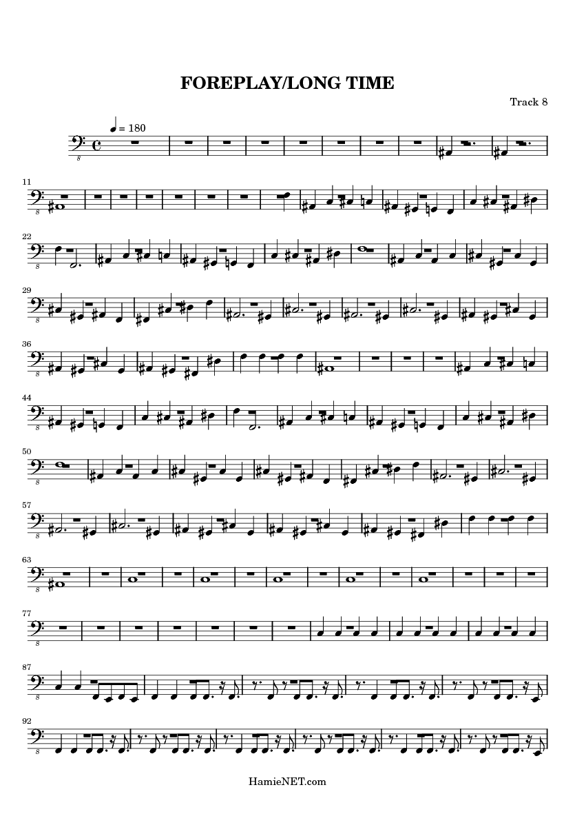 foreplay long time sheet music foreplay long time score hamienet com foreplay boston sheet music