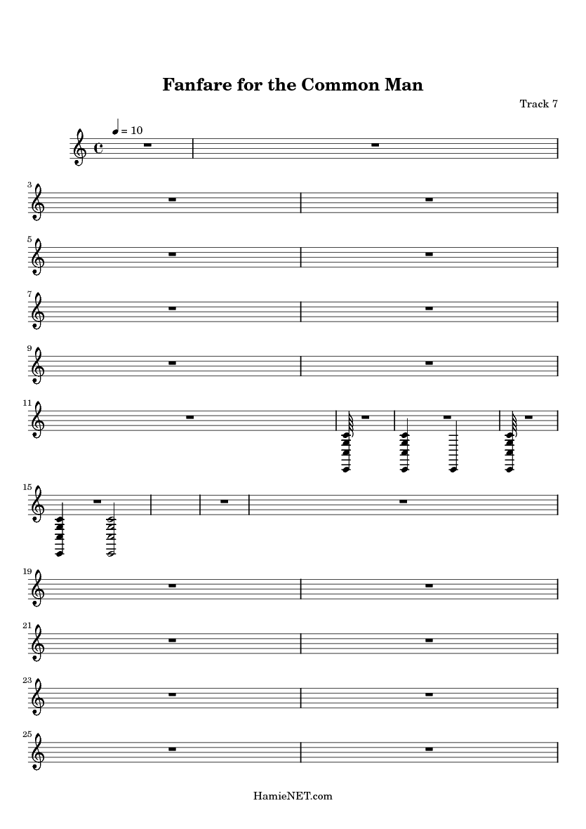 Fanfare For The Common Man Sheet Music Fanfare For The Common Man fanfare-for-the-common-man-sheet-music-fanfare-for-the-common-man