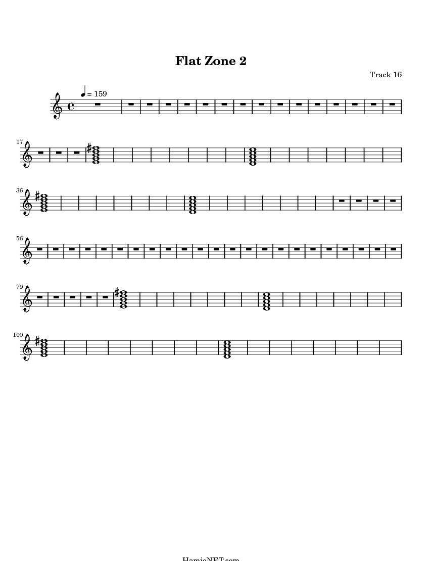 Flat Zone 2 Sheet Music Flat Zone 2 Score •