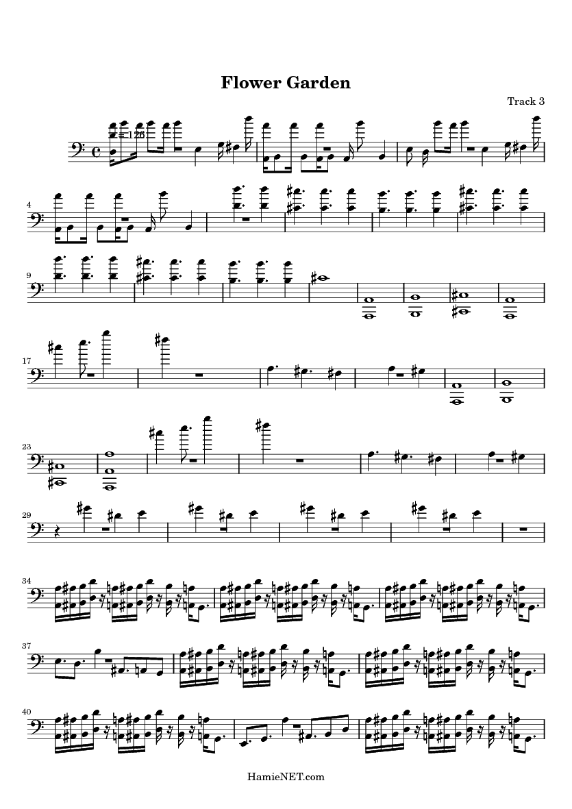 Flower Garden Sheet Music - Flower Garden Score • HamieNET.com