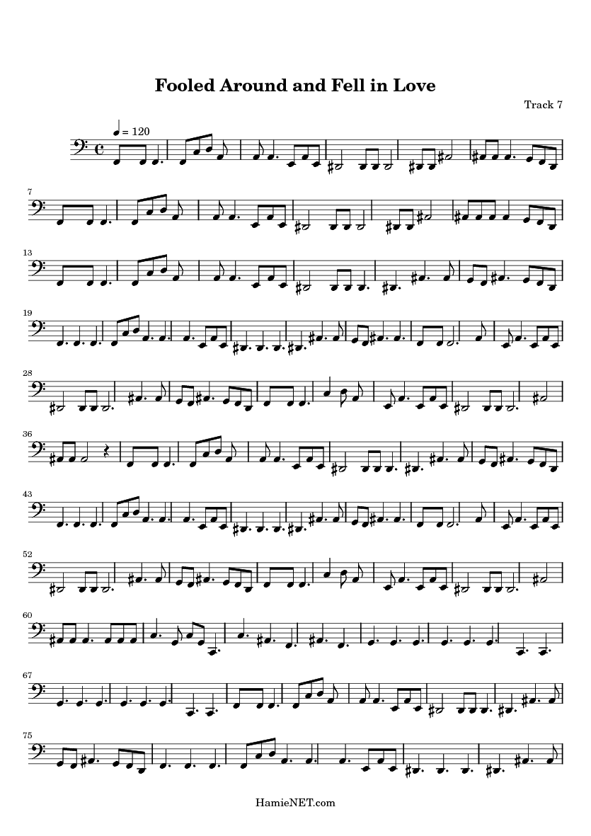 fooled around and fell in love sheet music fooled around and fell fooled around and fell in love sheet music