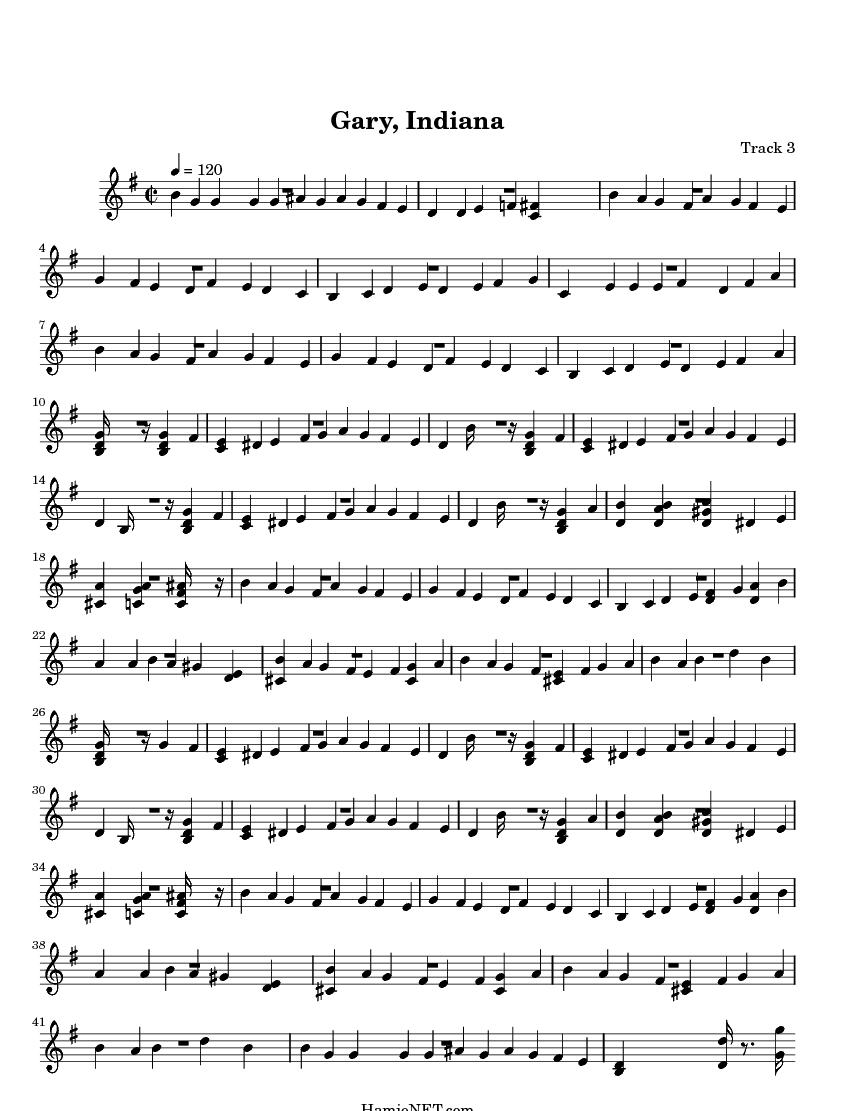 Gary Indiana Sheet Music Gary Indiana Score Hamienet Com