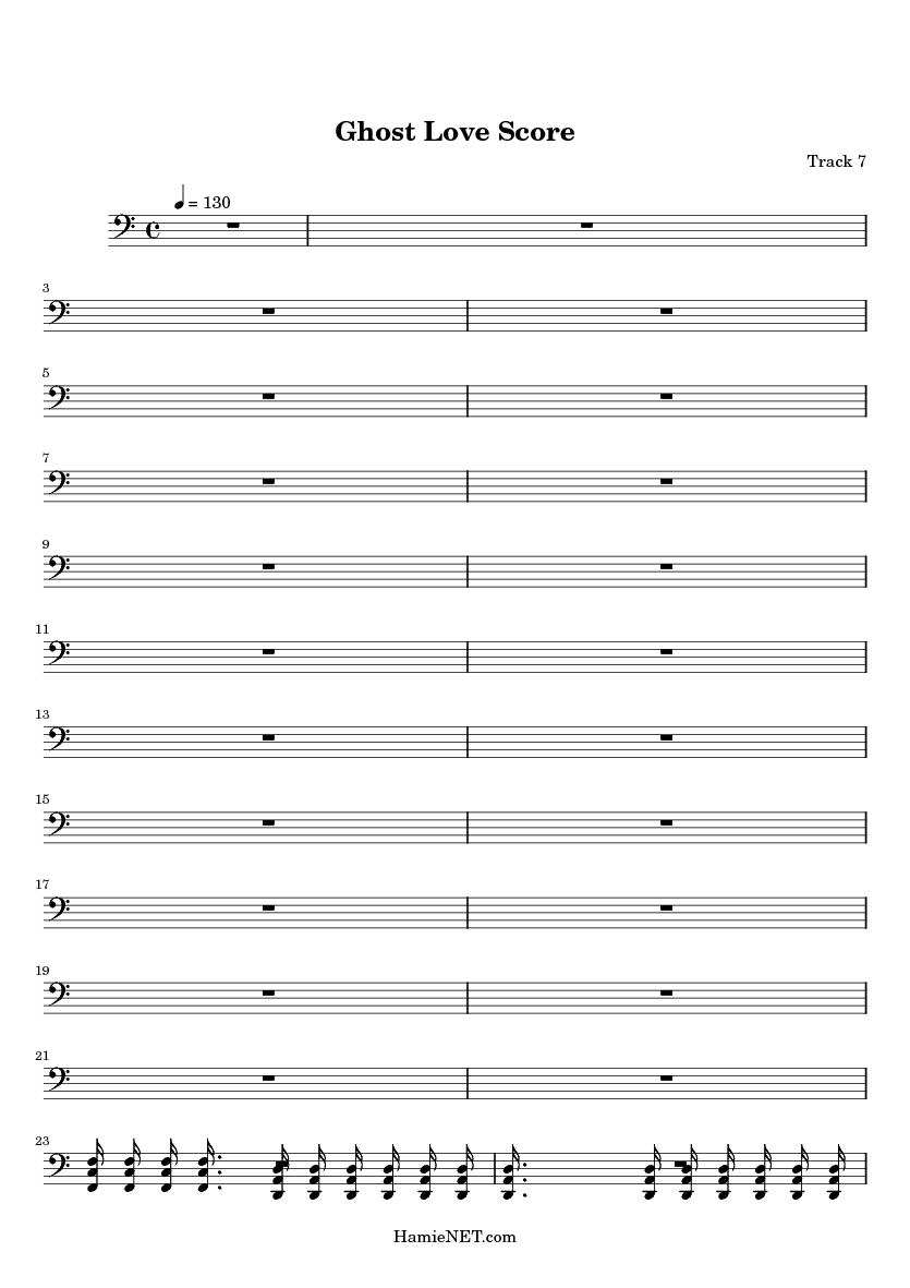 Ghost Love Score Sheet Music Ghost Love Score Score HamieNET