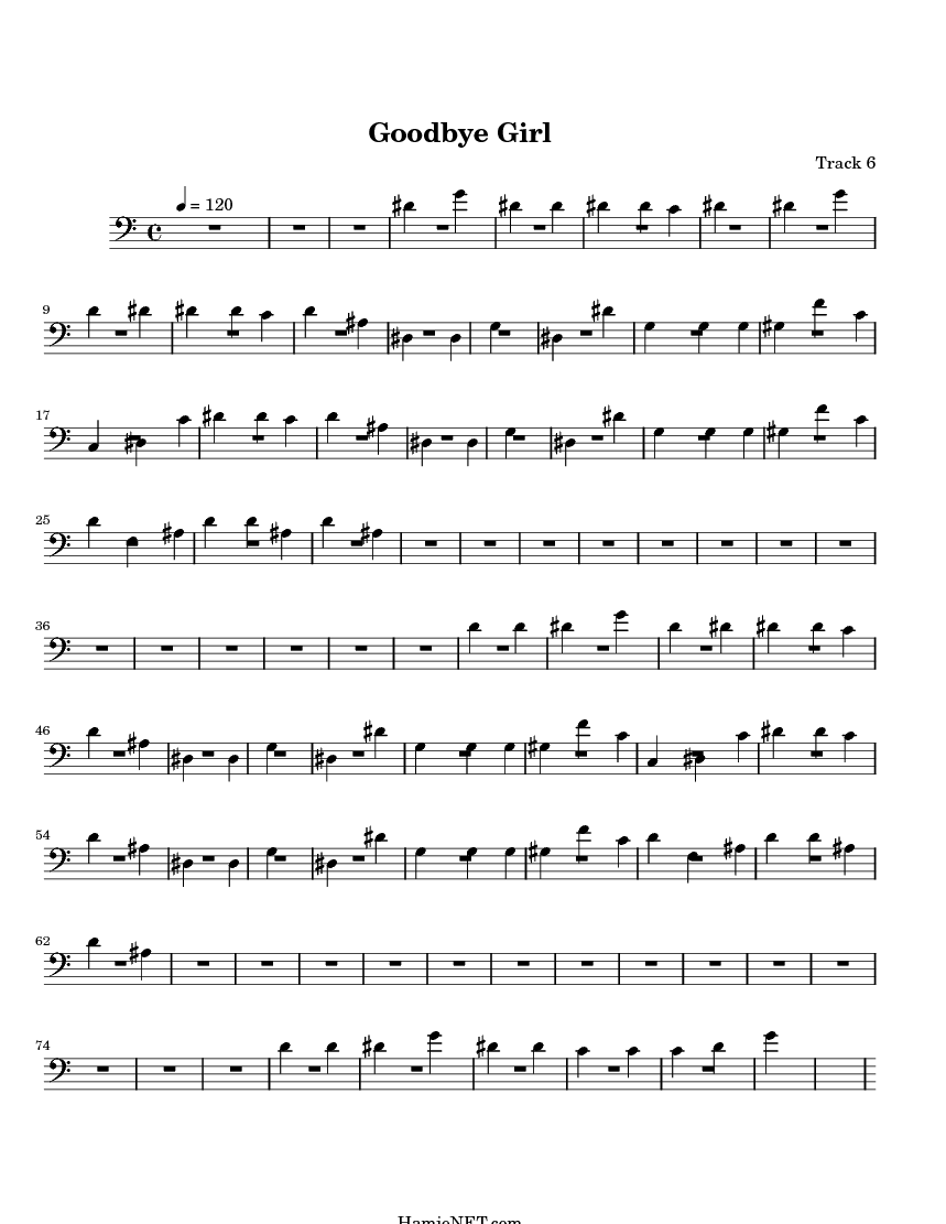 Goodbye Girl Sheet Music Goodbye Girl Score •