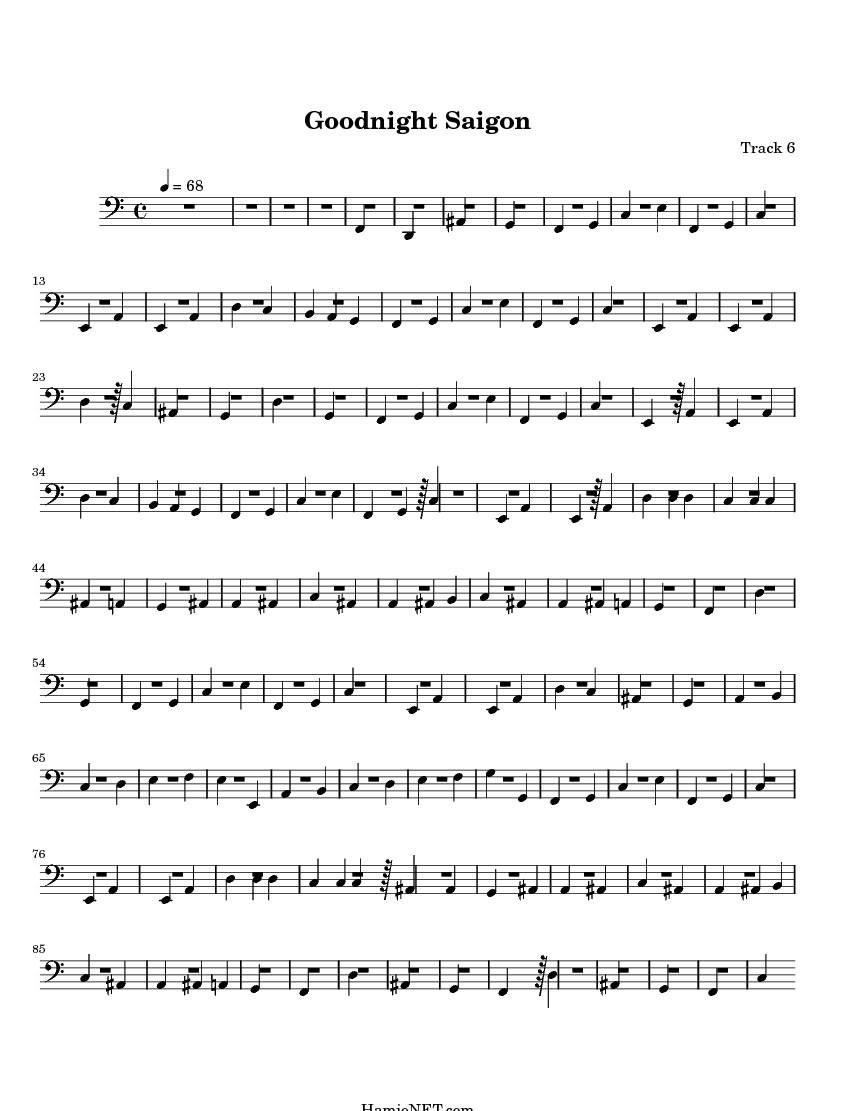 goodnight saigon sheet music goodnight saigon score hamienet com goodnight saigon sheet music