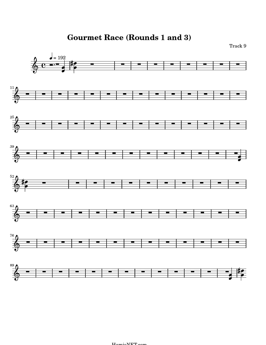 gourmet race rounds 1 and 3 sheet music gourmet race rounds 1 gourmet race sheet music