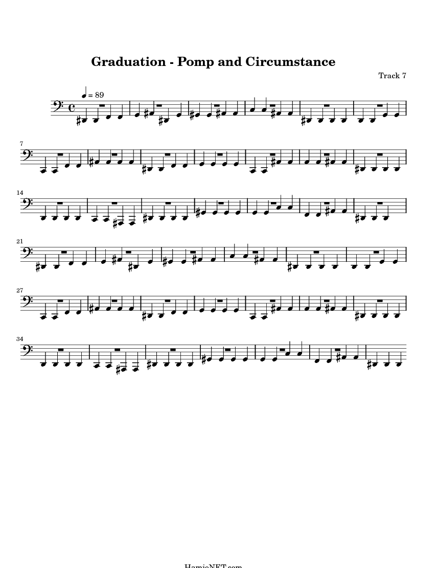 Pomp 7 circumstance sheet music