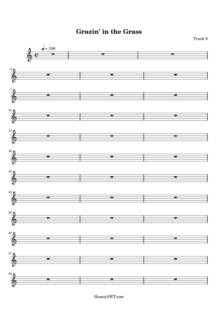 grazin in the grass sheet music grazin in the grass score grazing in the grass sheet music