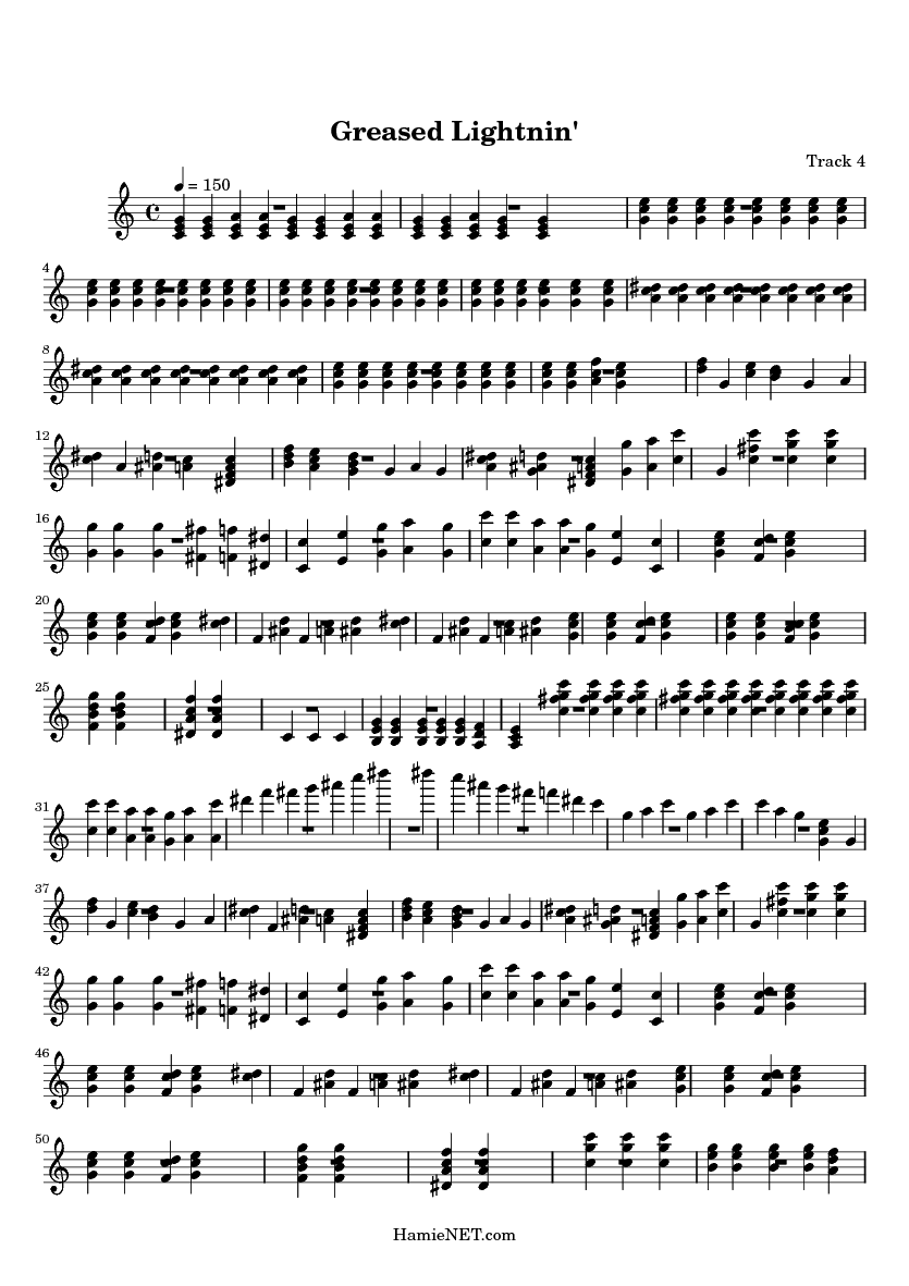 Greased Lightnin' Sheet Music Greased Lightnin' Score •