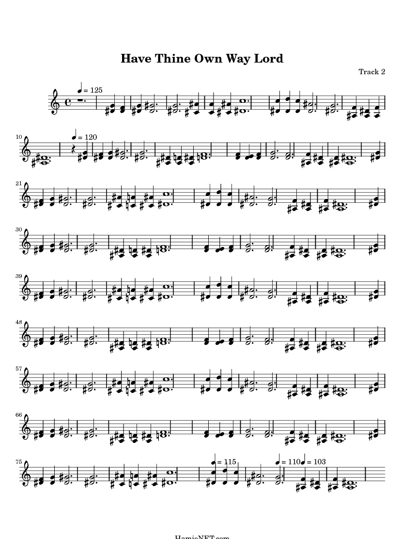 have thine own way lord sheet music have thine own way lord score have thine own way lord sheet music