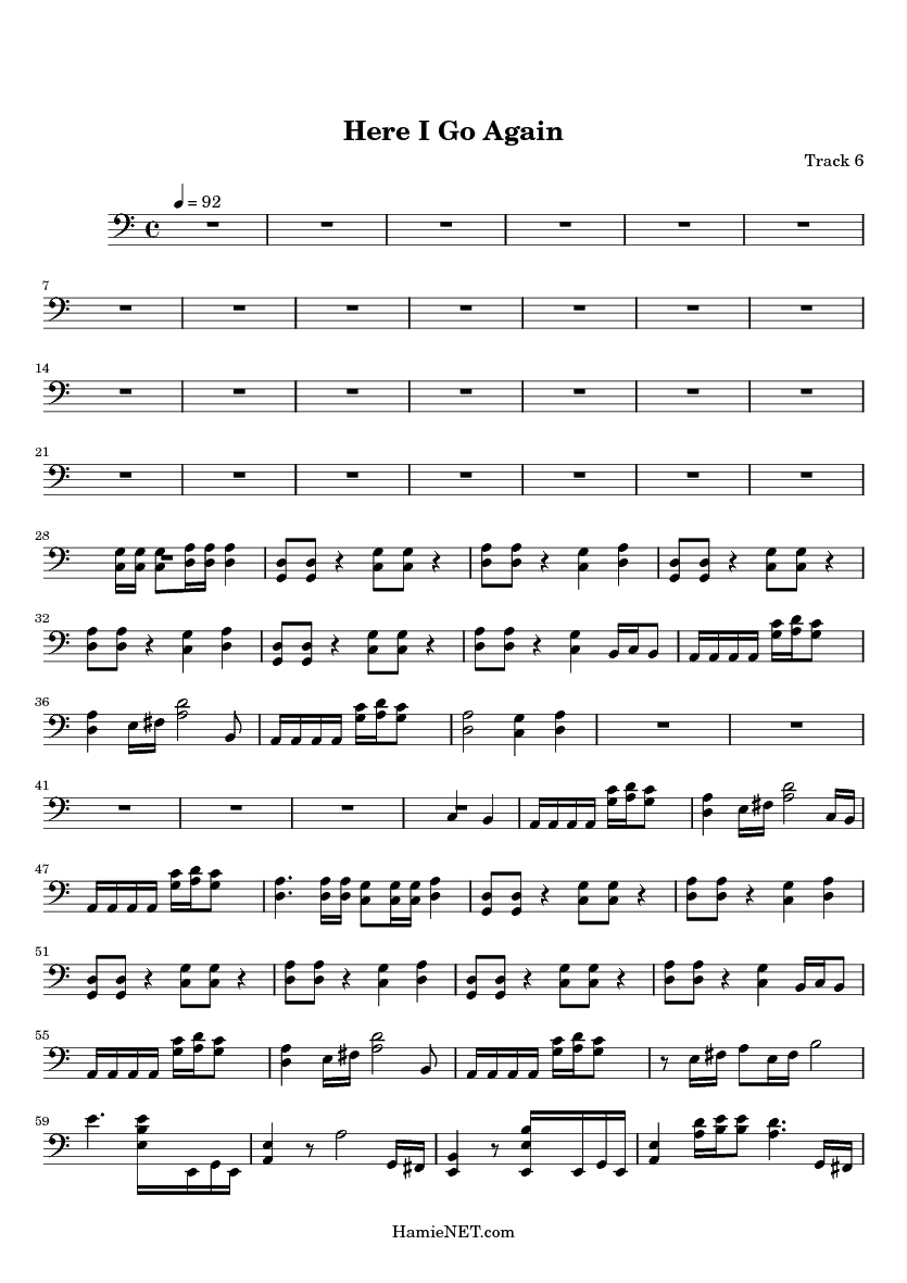 here i go again sheet music here i go again score hamienet com here i go again sheet music