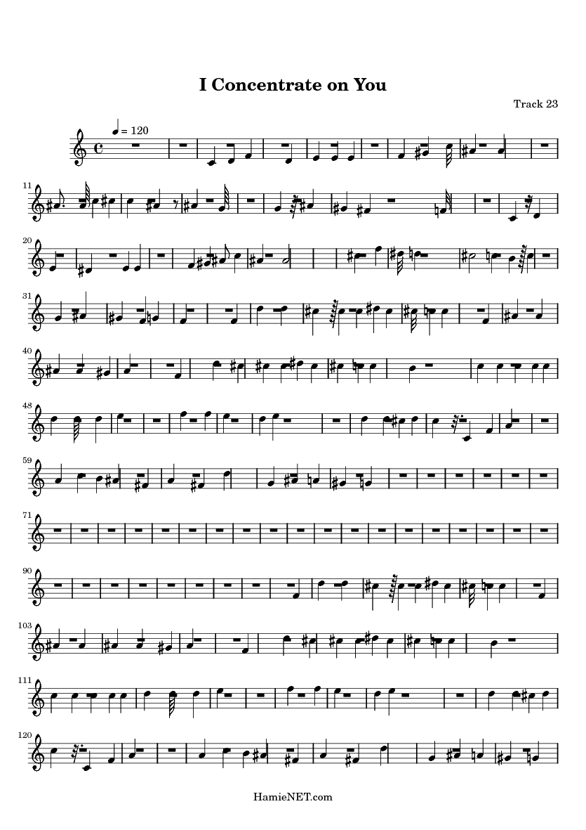 i concentrate on you sheet music i concentrate on you score i concentrate on you sheet music