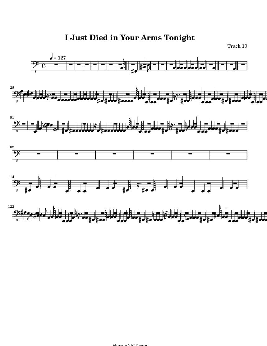 I Just Died in Your Arms Tonight Sheet Music - I Just Died in Your Arms