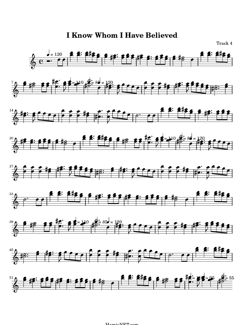 i know whom i have believed sheet music i know whom i have i know whom i have believed sheet music