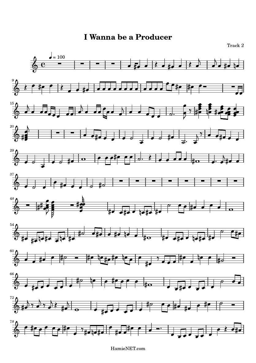 i wanna be a producer sheet music i wanna be a producer score i wanna be a producer sheet music