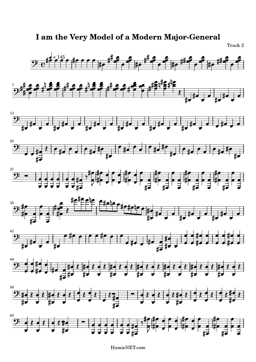 I am the Very Model of a Modern Sheet Music I am the Very Model of a Modern